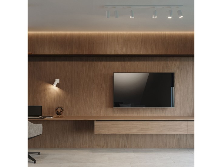 Ring fehér fali lámpa kapcsolóval