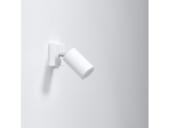 Ring fehér fali lámpa kapcsolóval