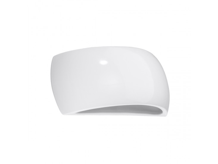 Pontius lakkozott fényes fehér fali lámpa