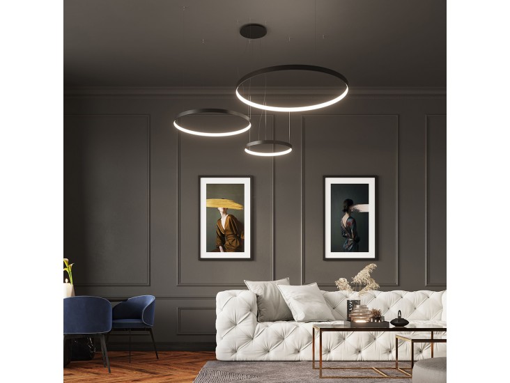 Rio 110 fekete 3000K csillár