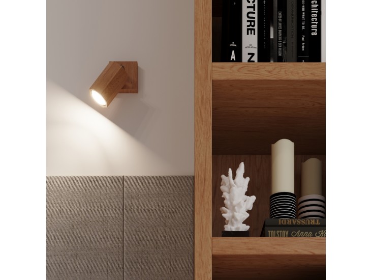 Zeke 3 tölgyfa mennyezeti lámpa