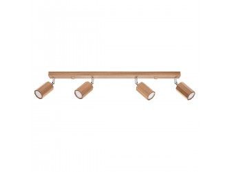 Zeke 4 tölgyfa mennyezeti lámpa