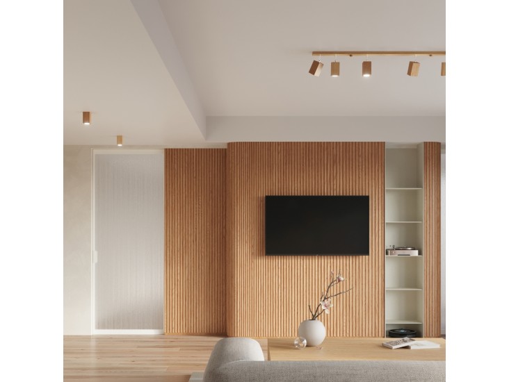 Keke 3 tölgyfa mennyezeti lámpa