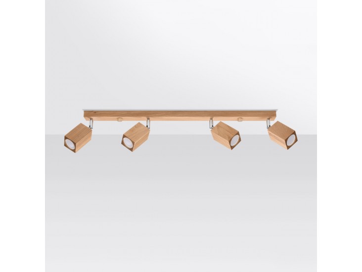 Keke 4 tölgyfa mennyezeti lámpa