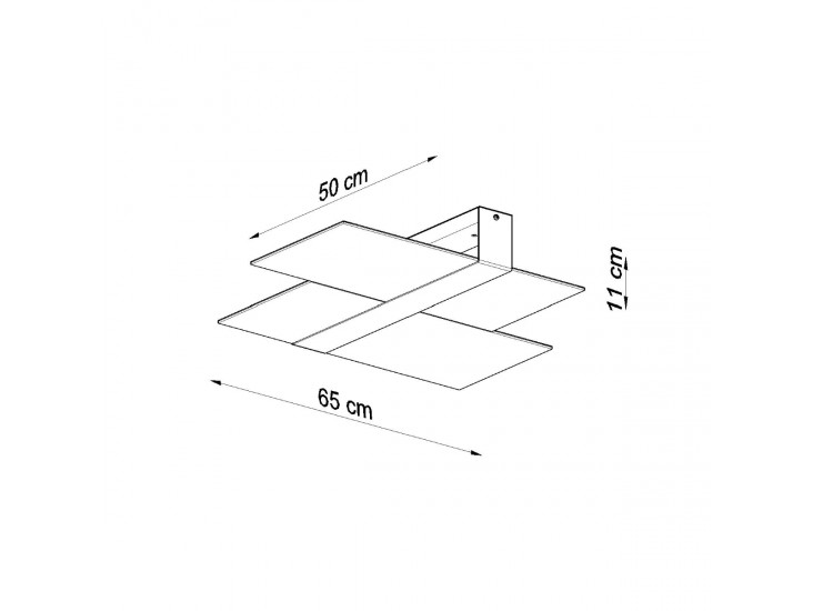 Massimo fehér mennyezeti lámpa