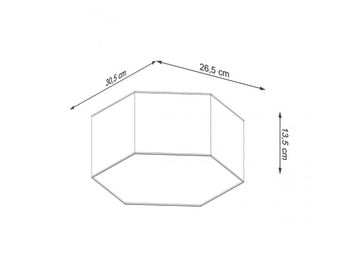 Sunde 13 fehér mennyezeti lámpa