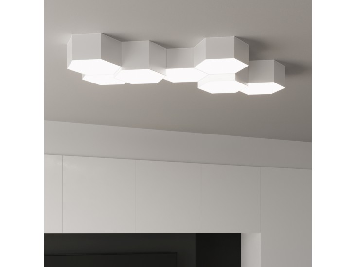 Sunde 13 fehér mennyezeti lámpa