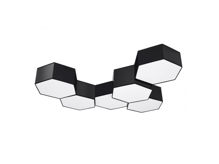 Sunde 15 fekete mennyezeti lámpa