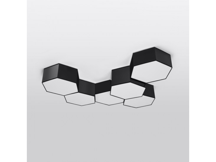 Sunde 15 fekete mennyezeti lámpa