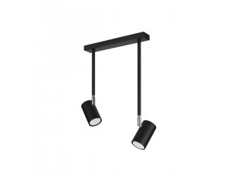 Norano 2 fekete mennyezeti lámpa