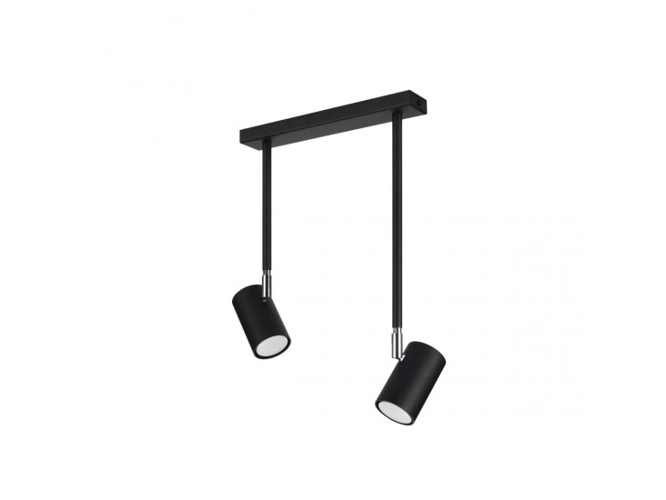 Norano 2 fekete mennyezeti lámpa