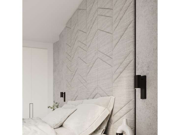 Utti fekete fali lámpa