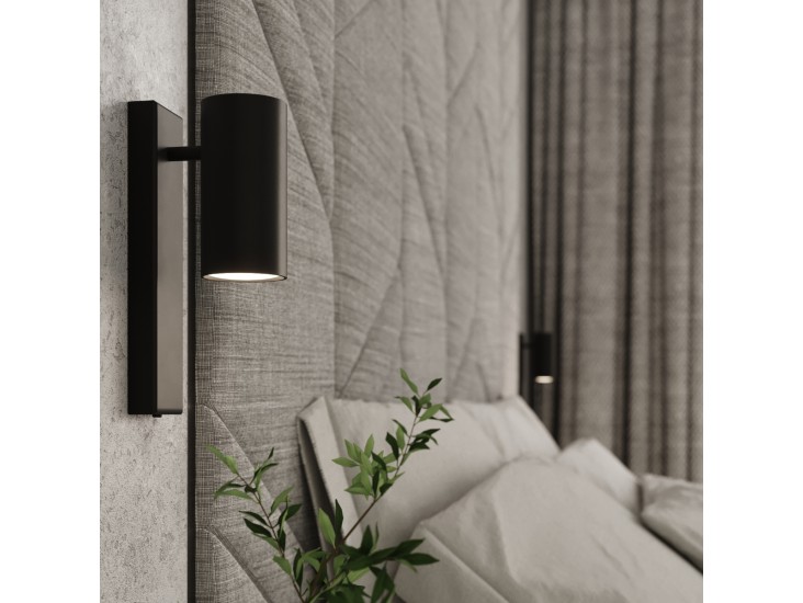 Utti fekete fali lámpa