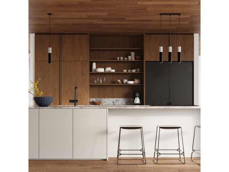 Borgio 3P fekete függőlámpa