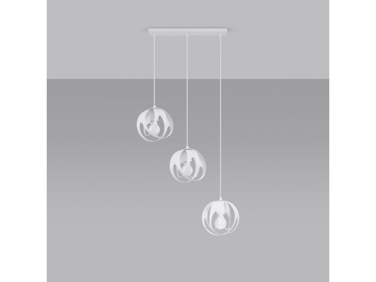 Tulos 3L fehér függőlámpa