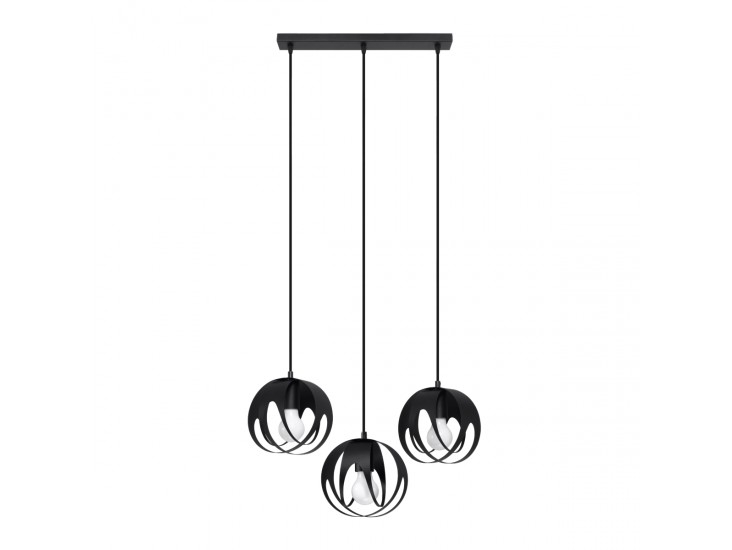Tulos 3L fekete függőlámpa