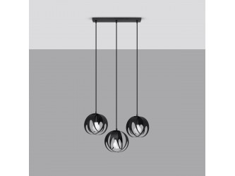 Tulos 3L fekete függőlámpa