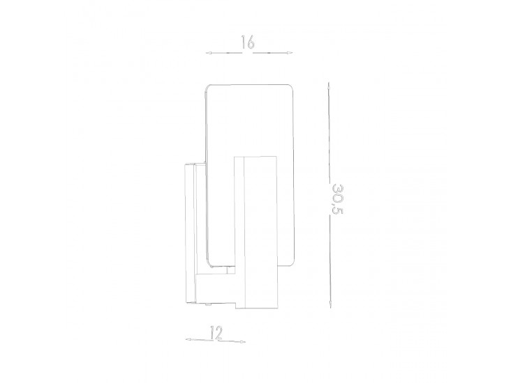 Lappo fehér fali lámpa