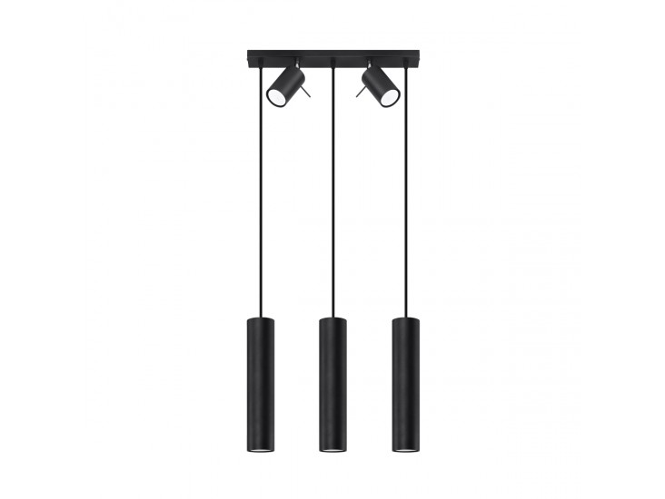 Ring 3 fekete függőlámpa
