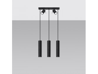 Ring 3 fekete függőlámpa