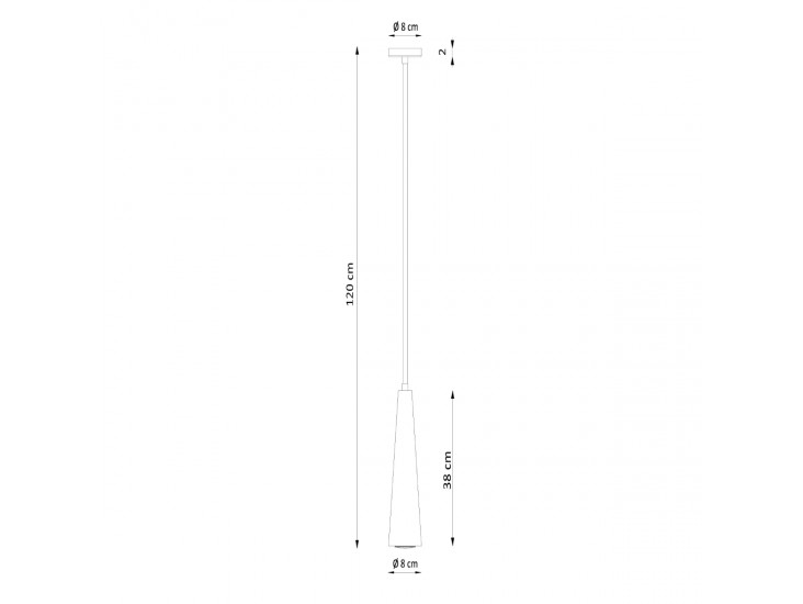 Sula 1 természetes fa függőlámpa