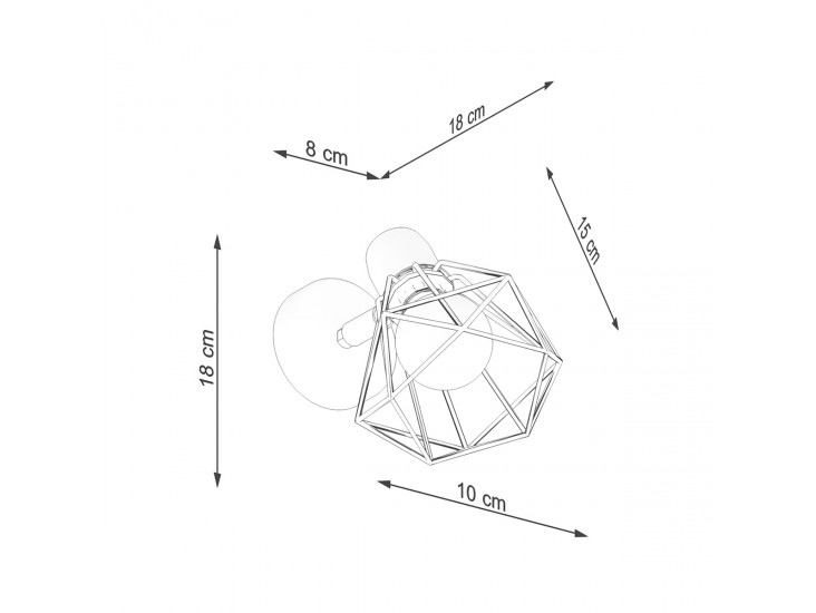 Artemis 1 fehér fali lámpa