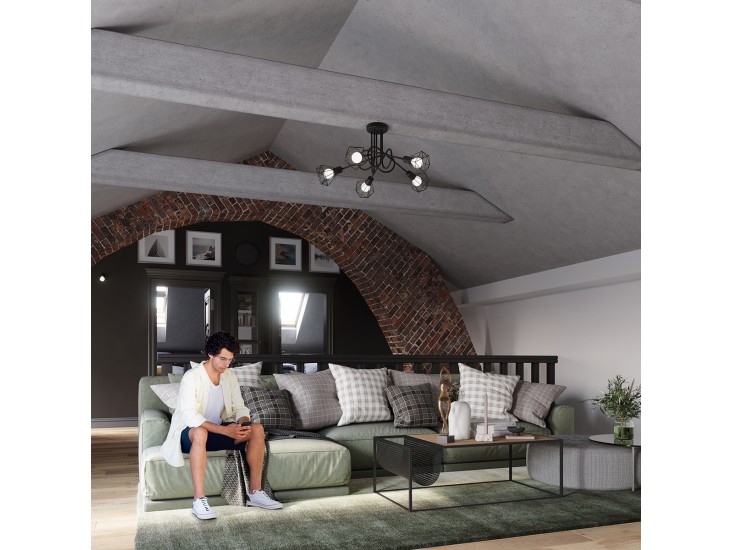 Artemis 1 fekete fali lámpa