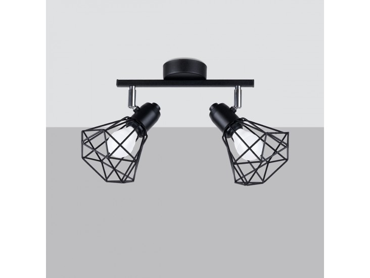 Artemis 2 fekete mennyezeti lámpa