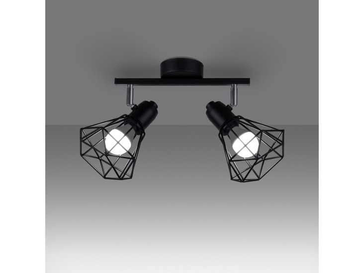 Artemis 2 fekete mennyezeti lámpa