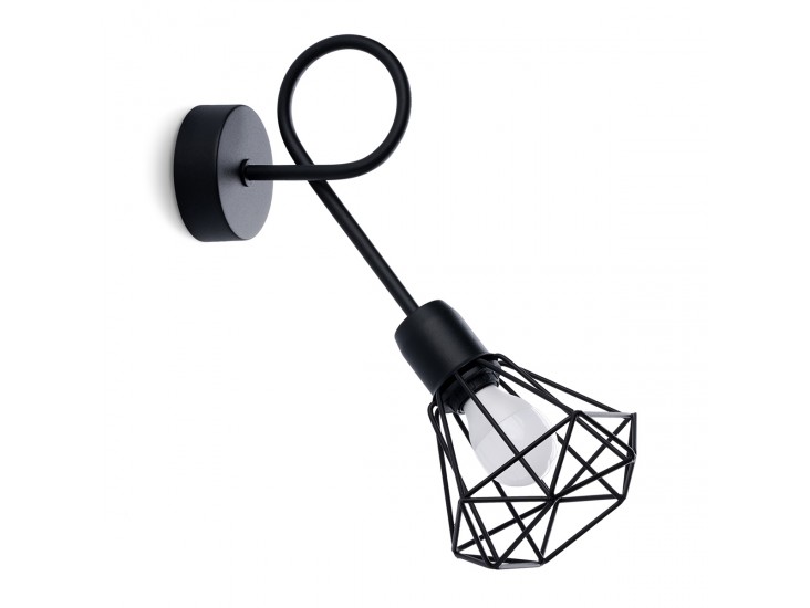 Artemis 1S fekete fali lámpa