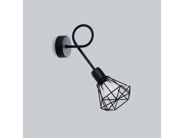 Artemis 1S fekete fali lámpa