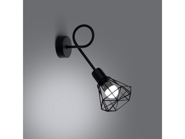 Artemis 1S fekete fali lámpa