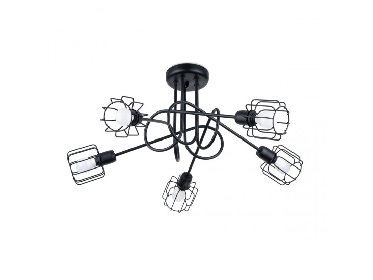 Beluci 5S fekete csillár