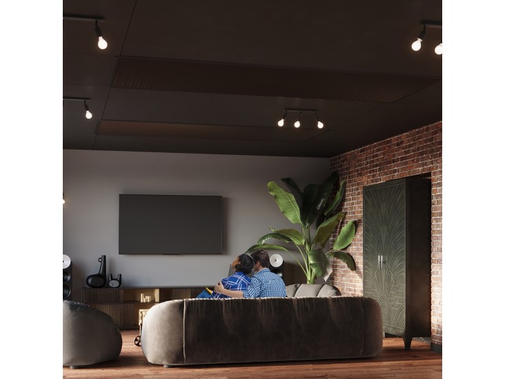 Fornes 1 fekete fali lámpa