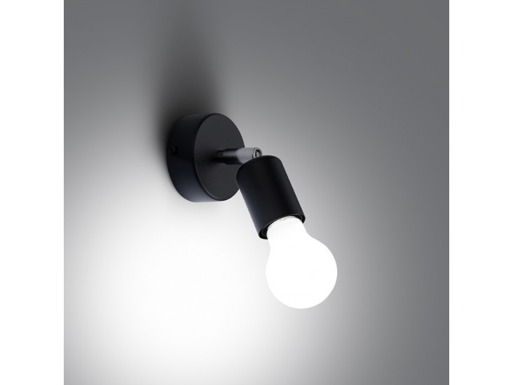 Fornes 1 fekete fali lámpa