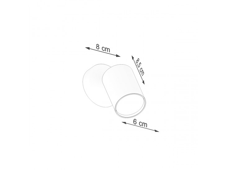 Lemmi 1 fekete fali lámpa