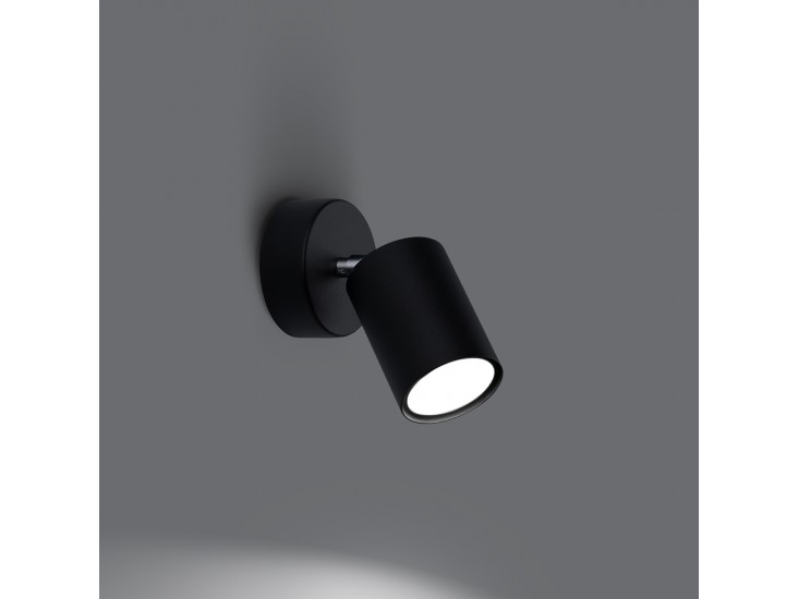 Lemmi 1 fekete fali lámpa