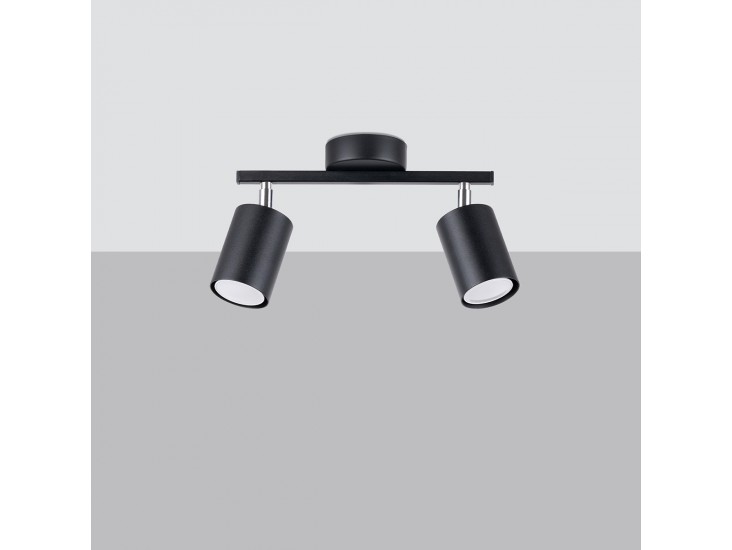 Lemmi 2 fekete mennyezeti lámpa