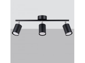 Lemmi 3 fekete mennyezeti lámpa