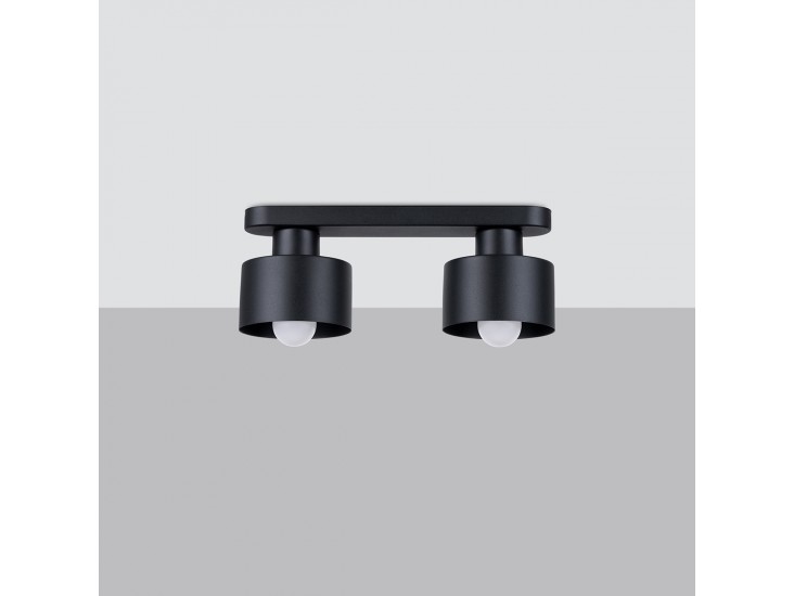 Savar 2 fekete mennyezeti lámpa