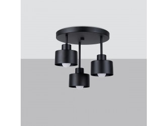 Savar 3 fekete mennyezeti lámpa