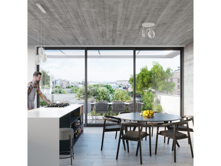 Titran 2 fehér mennyezeti lámpa