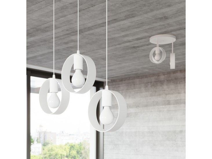 Titran 2 fehér mennyezeti lámpa