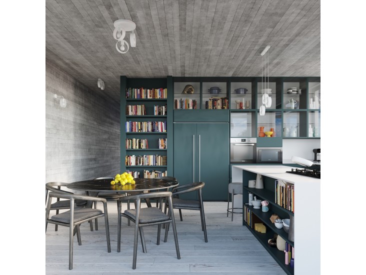 Titran 3 fehér függőlámpa