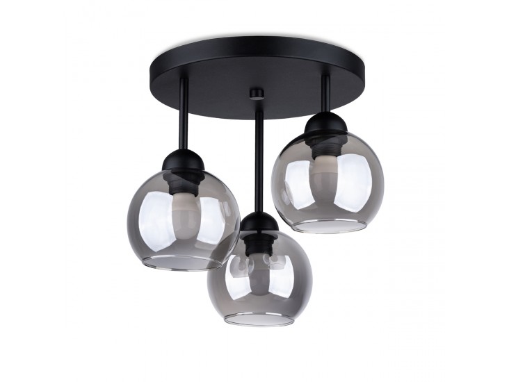 Alino 3 fekete csillár