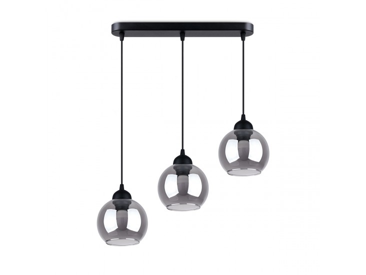 Alino 3 fekete függőlámpa