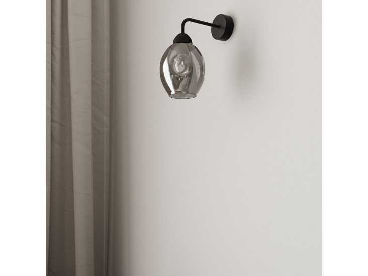 Fillan 1 fekete fali lámpa