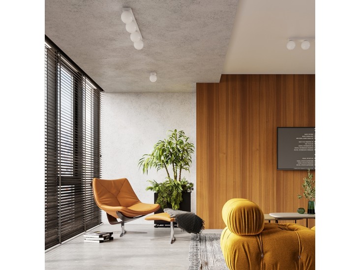 Yoli 3 fehér mennyezeti lámpa