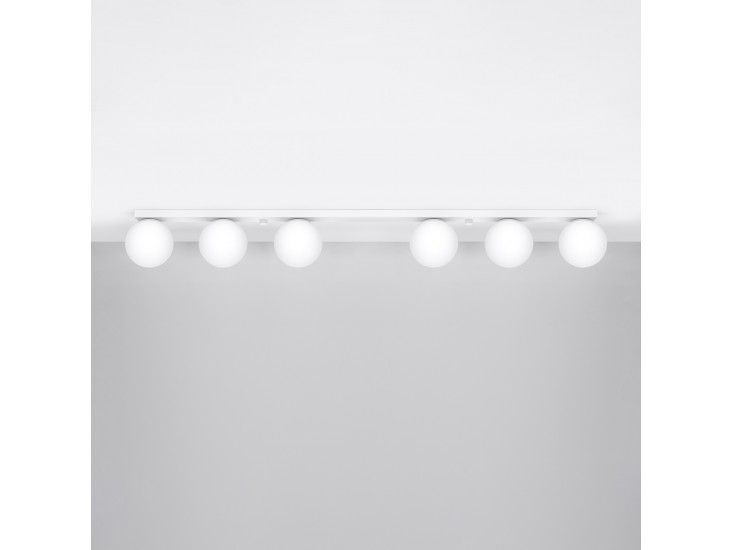 Yoli 6 fehér mennyezeti lámpa