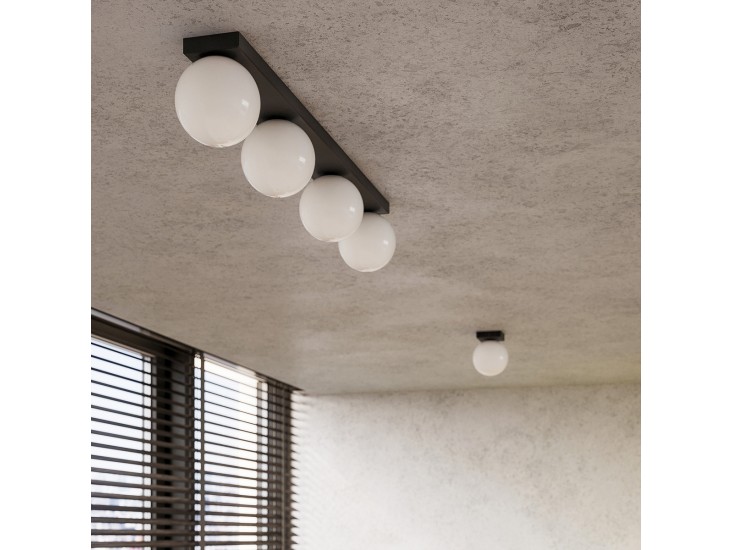 Yoli 3 fekete mennyezeti lámpa